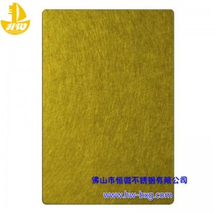 Farve rustfrit stål tilfældigt mønster pladenr. 2