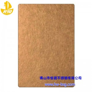 Farve rustfrit stål tilfældigt mønster pladenr. 2