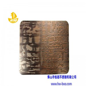 Ætsning af kobberbelægningnr. 1