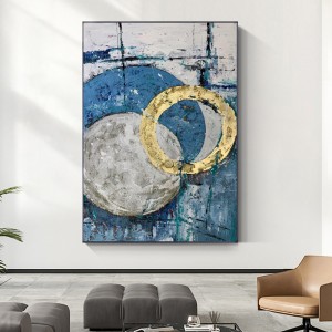 Nyt design 100% håndmalet lærred kunst Billede til værelse dekoration abstrakt vintage olie maleri