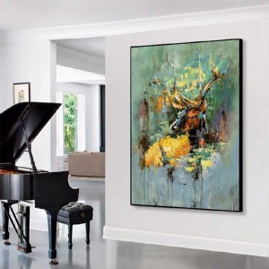 100% hånd maleri abstrakt brugerdefineret lærred væg kunst billede kunstværk cuadro abstracto