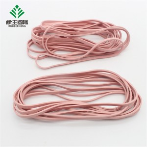 Factory tilpasset farve høj elasticitet holdbart anti-statisk gummibånd til elektronik fabrik