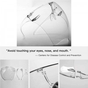 Anti Tåge Goggle Unisex Visor Full Face Protective Shield Glasses