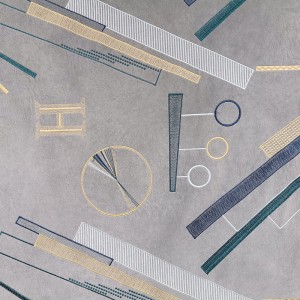 Broderet flannel klud BNT6868