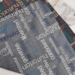 Broderet bomuldslinned stof BNT6863