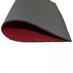 Miljøvenlig stof Vandtæt gummipolyesterchloropren Neoprenrem til sublimatisk taske kosmetisk lycranylon spandex stof