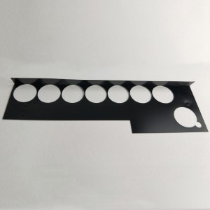 203 * 109 * 0.25mm sort pc isolering ark, temperaturbestandig ognem at bøje isoleringsark