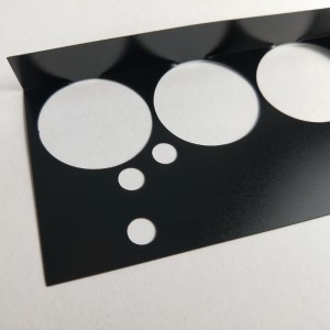 203 * 109 * 0.25mm sort pc isolering ark, temperaturbestandig ognem at bøje isoleringsark