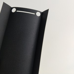 Sort PC Isolationsark Tilbage Mara Gummi 0.25mm Flammehæmmende Isoleringsark Egnet til elektriske apparater