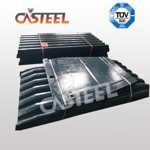 Sandvik CJ411 (JM1211) CJ412 CJ612, CJ615 Kæbeplader