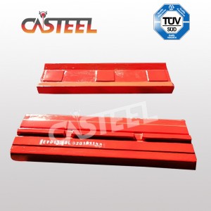 Gummi Master RM50, RM60, RM80, RM120 Impact Crusher BARS, Blow BARS High Chrome, Matensite og Keramiske Indsatser