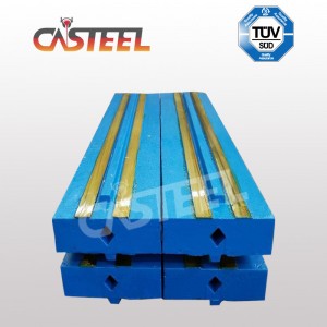 High Chromium Impact Crusher Dele Pegson XH250, XH320SR, XH500 HARTL 1060 TESAB, EXTEC BLAW BARS