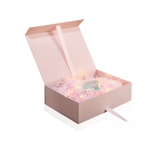 Engros FLAP LID magnetkasse Kartonproducent Brugerdefineret logo Udskrivning Karton Magnetisk lukning