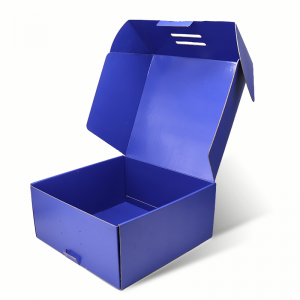 Gratis prøve brugerdefineret logo pink farve kosmetisk bølgepapet mail shipping boks