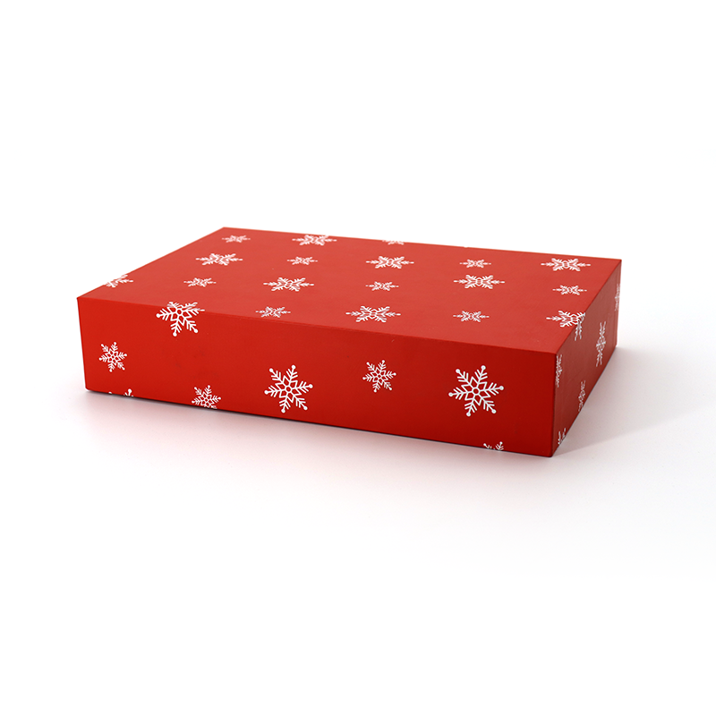 Engros Matte rød brugerdefineret logo luksus karton gave papir emballage chokolade gaveæske med låg
