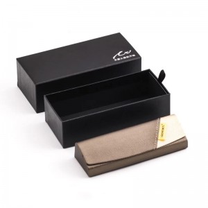 Høj kvalitet rektangel tilpas udskrivning logo solbriller emballage karton gave boks engros solbriller box skuffe stil