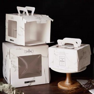 Custom Birthday Cake Box Folding Bagt Food Packaging Box