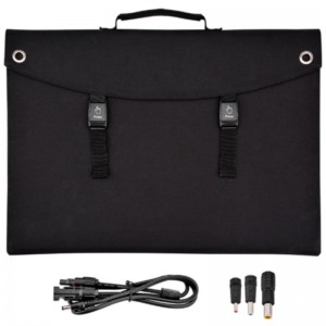 Bærbar Folding Solar Panel Charger 60W 18V til camping mobiltelefon opladning