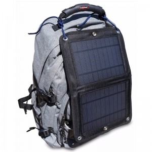 Engros Pris 6W Foldbar New Technology Solar Panels Opladning Wallet Solar Panel Bag til mobiltelefon