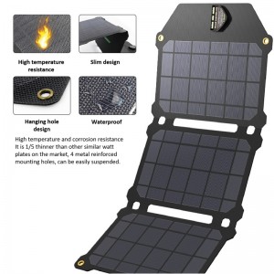 Amazon Portable Foldable 5V 21W Mobil Solar Panel Bag Folding Solar Phone Charger Solar