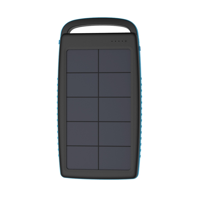 Amazon Vandtæt Dual Solar Outdoor Charger Portable Power Bank til vandreture og rejser