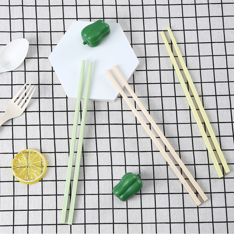 100% biologisknedbrydelig PLA Corn Family Chopsticks