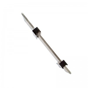 2.54mm 1x7p 180 ° Dip single row double plast pin header 3mm-13mm-6mm