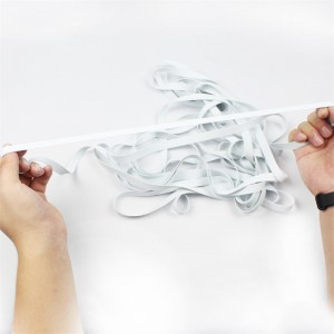 Fabrikken engros hvid badedragt gummi stropper maske øre stropper elastiske stropper