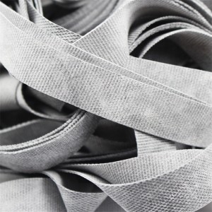 Maske råmateriale gummibånd sortnaturgummi elastisk bånd præget gummi bælte