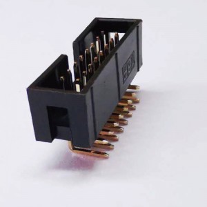 2x8p 2.54mm pitch højre vinkel dip box header kvindelig stikkontakt