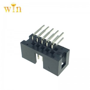 2x5p 2.54mm Pitch højre vinkel dip box header stikkontakt