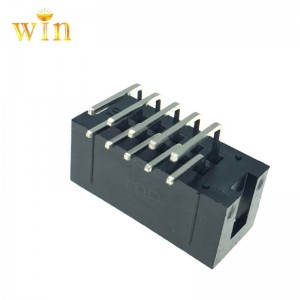 2x5p 2.54mm Pitch højre vinkel dip box header stikkontakt