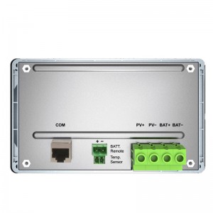 Epever 30A Solar Charge Controller Batteri Regulator 12V 24V LCD Display Flush Mount automatisk til Camping Car RV fartøj