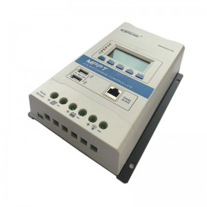 Epever 40A 30A 20A 10A Modular MPPT Solar Charge Controller 12v24vdc Max.100V PV input LCD Display Panel Regulator Controller