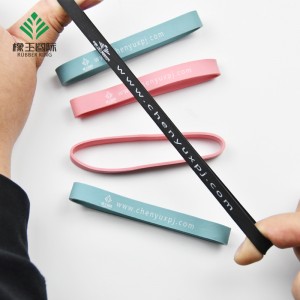 Kildefabrikanter tilpasset trykte gummibånd reklame gummibånd