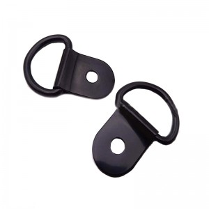 D-Ring Tie Downs, D-ringe Anker Lashing Ring for belastninger på trailere Trucks RV Campers Vans ATV SUV Både Motorcykler mv Køretøjer Heavy Duty Tie Down Ring med monteringsbeslag