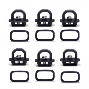 TIE DOWN ANCHOR TRUCK SENT CARGO SIDE WALL HOOK RINGS Kompatibel til 2007-2018 Chevy Silverdo/GMC Sierra, 2015-2018 Chevy Chevrolet Colorado/GMC Canyon