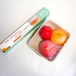 Biologisknedbrydelig majestarch-baseret miljøvenlig kompostabile varmekrympning Stræk ikke PE-plastfilm med papirkerne PLA