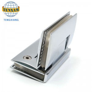 Zink legering/stainless stål 135 graders shower hængsel til brusebad glasdør klip