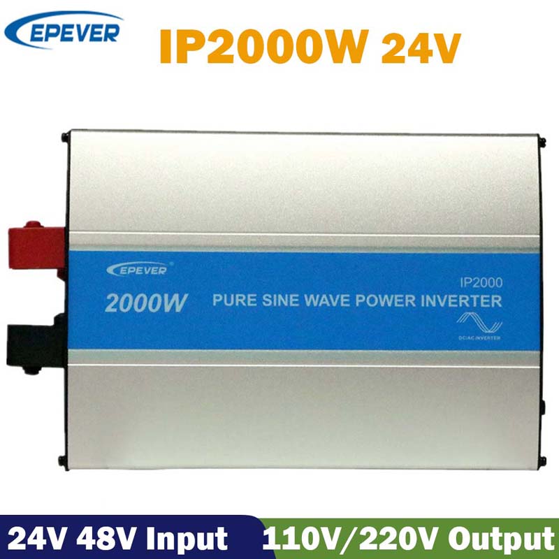 Epever Ipower2000w Solar Power Off Gitter Pure Sine Wave Inverter 24VDC 110V120V 220V230V Solar Charger Inversor 50Hz 60Hz