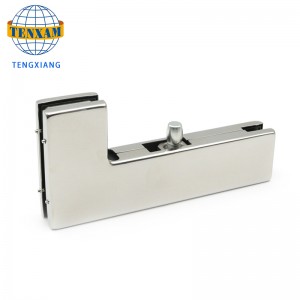 Hardware tilbehør rustfrit stål rammeløs glasdør klem patch montering