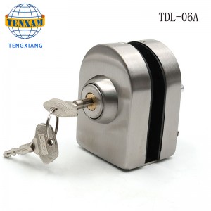 Oval form rustfrit stål til 12mm dør tykkelse CE/en 300.000Times 8mm-12mm Glasdørslås