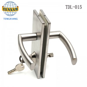 Kina Factory Moderne billig 694 Aluminium håndtag og jernplade dørlås Sethot