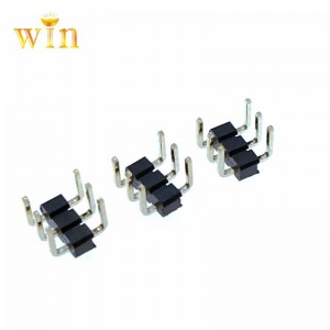 2.54mm U Shape 3P Single Row Pin Header Connector