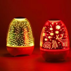 FB-BSK2 High-end Portable Bluetooth-højttaler med 7 farver Ændring af LED-belysning