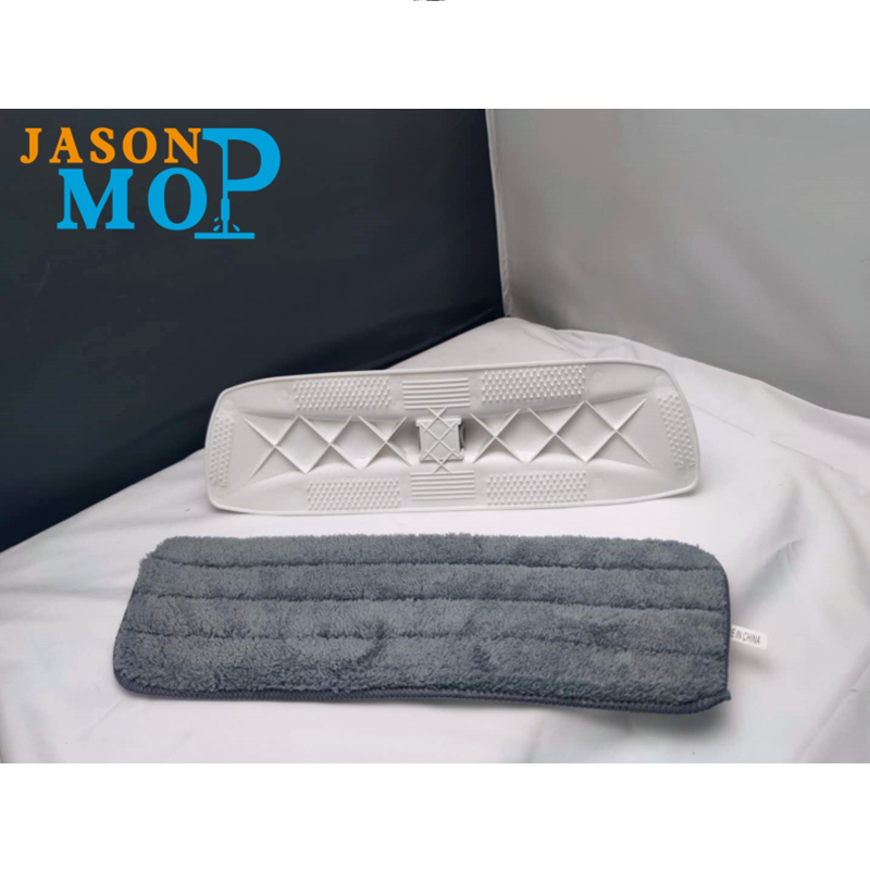JASON 2020 Ny vandsprøjtemoppe med rustfri stålstangmikrofiber ren fladmop (JS-B2010)