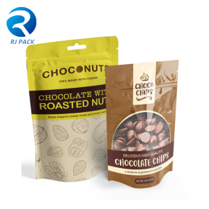 Brugerdefineret plastik lynlås mademballage taske, mademballage taske med genlukkelig lynlås