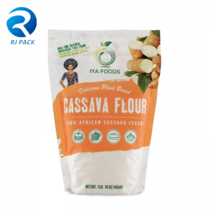 Recyclable Pet/pe High Barrier Stand up Pouches til mel,