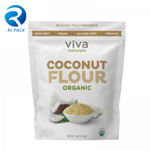 Recyclable Pet/pe High Barrier Stand up Pouches til mel,