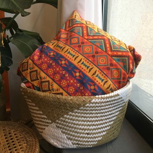 Vævet Seagrass Belly Basket